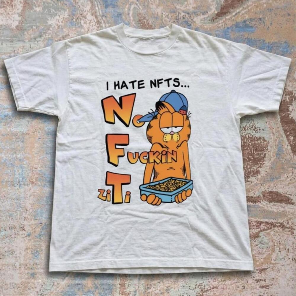 Garfield I Hate Nfts Tee